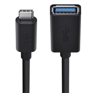 Belkin F2CU036btBLK cable USB USB 3.2 Gen 1 (3.1 Gen 1) USB C USB A Negro Belkin F2CU036btBLK cable USB USB 3.2 Gen 1 (3.1 Gen 1) USB C USB A Negro