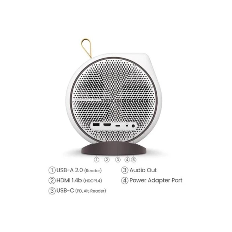 BenQ GV31 videoproyector Proyector de alcance estándar 300 lúmenes ANSI DLP 1080p (1920x1080) Blanco - Imagen 4