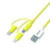 CABLE 3EN1 USBA-MICRO +LIGHT+USBC