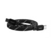 CABLE ADAM USB-C MACHO / USB-C MACHO 60W MAGNETIC FLAT BLACK 1M