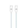 Celly USBCUSBCCOTTLB cable USB 1,5 m USB C Azul, Blanco