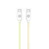 Celly USBCUSBCCOTTYL cable USB 1,5 m USB C Blanco, Amarillo
