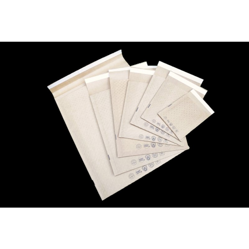 CAJA 50 BOLSAS ECO AIR BAG ACOLCHADA BICAPA Nº 17 KRAFT AUTOADHESIVO MEDIDA INTERIOR 240X340 MM SAM 146296 CAJA 50 BOLSAS ECO AIR BAG ACOLCHADA BICAPA Nº 17 KRAFT AUTOADHESIVO MEDIDA INTERIOR 240X340 MM SAM 146296 - Imagen 2