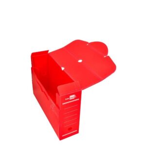 CAJA ARCH FIN ROJ 360X260X100MM