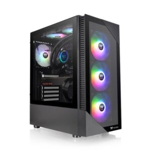 CAJA THERMALTAKE VIEW 200 TG ARGB ATX 2XUSB 3.2 SIN FUENTE NEGRO