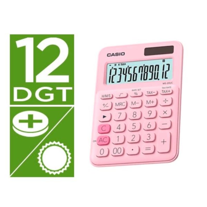 CALCULADORA CASIO MS-20UC-PK SOB CALCULADORA CASIO MS-20UC-PK SOB