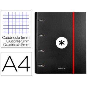 CARP A4 CUAD 5 F 4AN40 RED S NEG