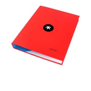 CARP A4 FORRADA 4AN 25MM RED ROJ