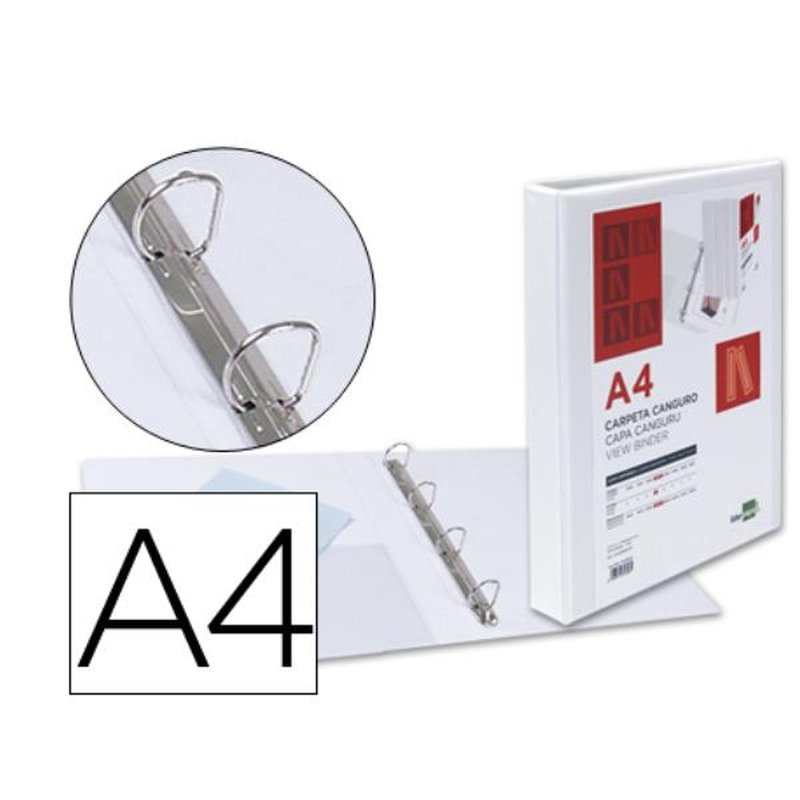 CARP CANGURO 4ANILL MX 25 A4 BLA CARP CANGURO 4ANILL MX 25 A4 BLA