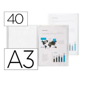 CARP ESC 40 FUNDAS A3 TRANSP TL