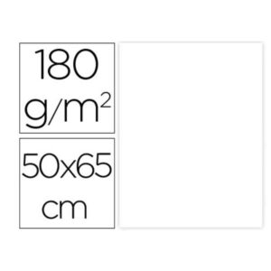 CARTULINA 50X65CM 180G/M2 BLANCO
