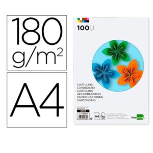 CARTULINA A4 180G/M2 25 100H