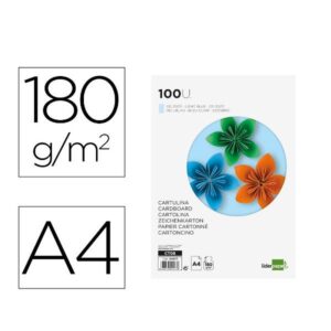 CARTULINA A4 180G/M2 CREMA 100H