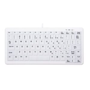 CHERRY AK-C4110 teclado USB QWERTY Inglés de EE. UU. Blanco