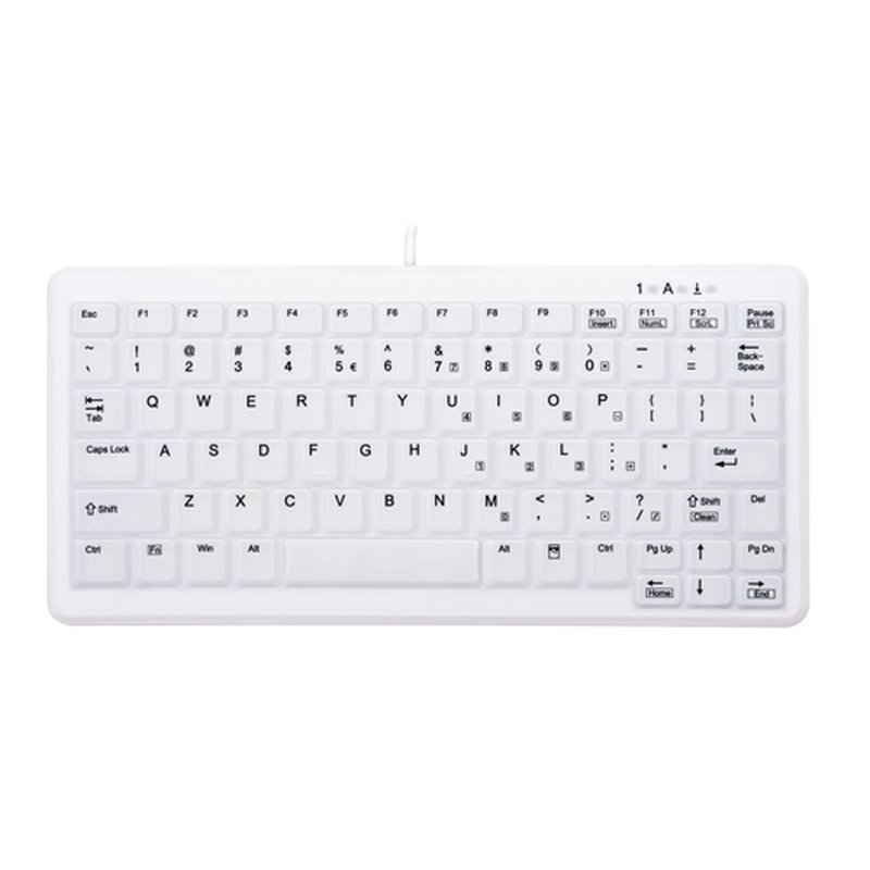 CHERRY AK-C4110 teclado USB QWERTY Inglés de EE. UU. Blanco