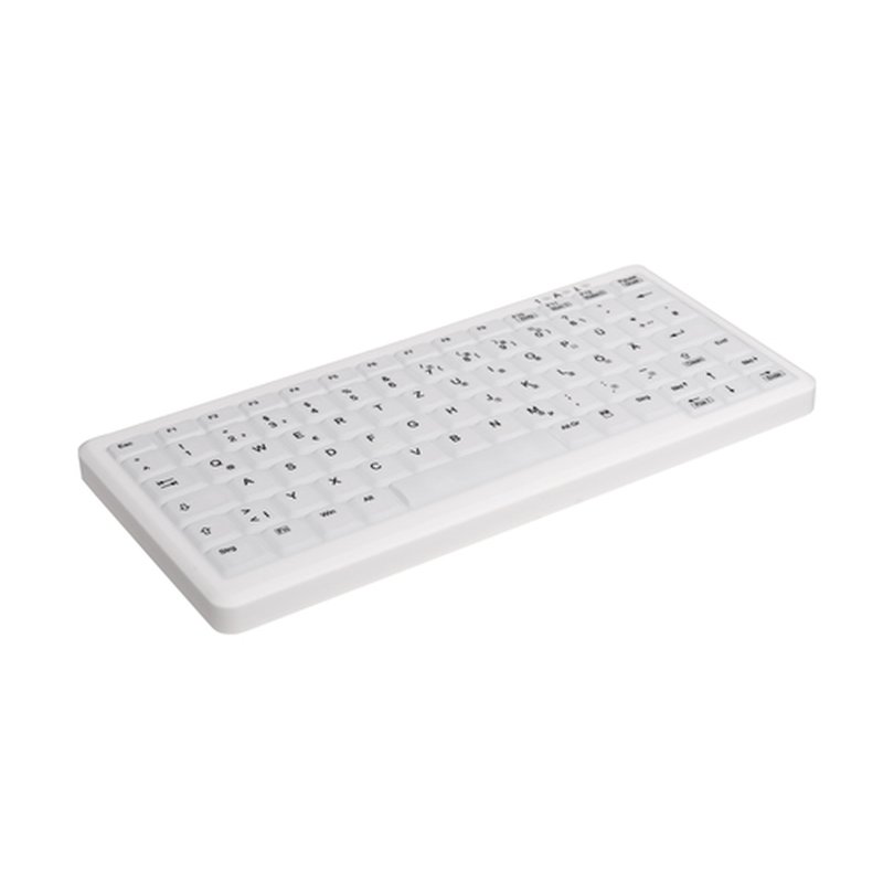 CHERRY AK-C4110 teclado USB QWERTY Inglés de EE. UU. Blanco - Imagen 2