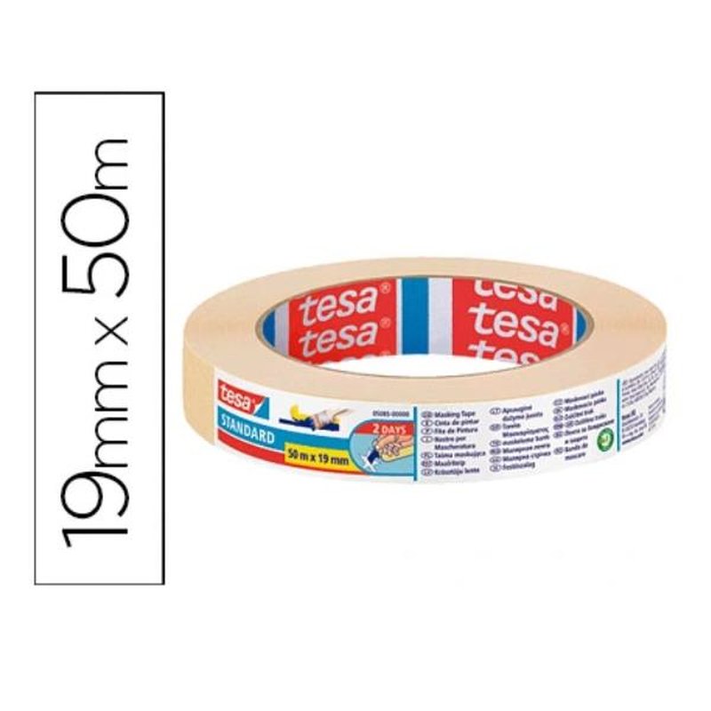 CINTA ADHTESA PINTOR 50MT 19MM CINTA ADHTESA PINTOR 50MT 19MM