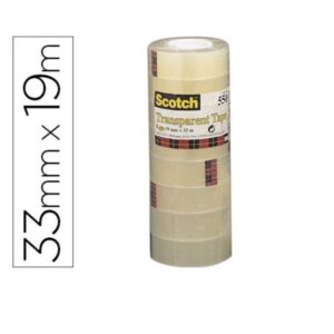 CINTA ADH SCOTCH AC 550 33MTX19