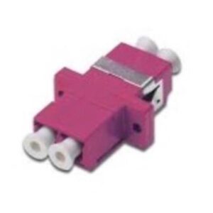 COUPLER LC DUPLEX OM4 VIOLET CERAM
