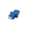 COUPLER LC DUPLEX OS2 BLUE CERAMIC