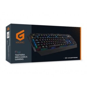 Conceptronic KRONIC teclado Juego USB QWERTY Italiano Negro