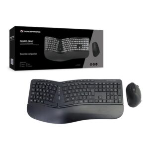 Conceptronic ORAZIO02IT teclado Ratón incluido Oficina RF inalámbrico QWERTY Italiano Negro