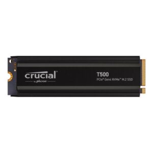 Crucial T500 4TB NVMe M.2 SSD w heatsink