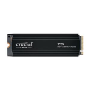 Crucial T705 1TB PCIe 5 SSD w/heatsink
