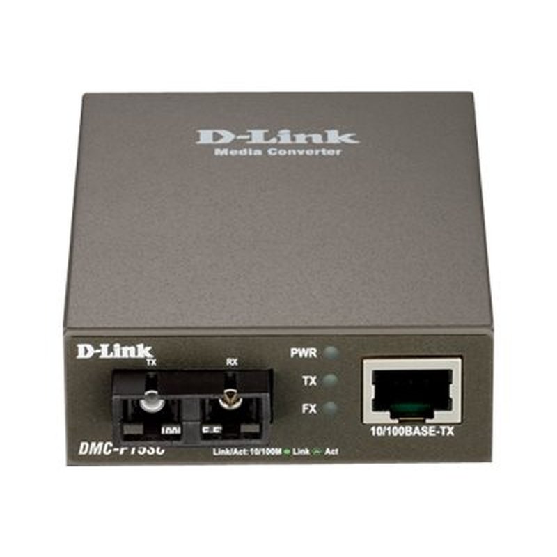 D-Link DMC-F15SC convertidor de medio 100 Mbit/s Monomodo Negro D-Link DMC-F15SC convertidor de medio 100 Mbit/s Monomodo Negro