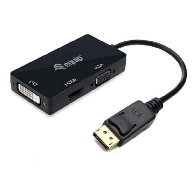 Equip Adaptador de DisplayPort a VGA / HDMI / DVI Equip Adaptador de DisplayPort a VGA / HDMI / DVI