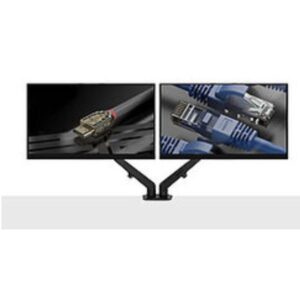 Lindy 40708 soporte para monitor 68,6 cm (27") Escritorio Negro