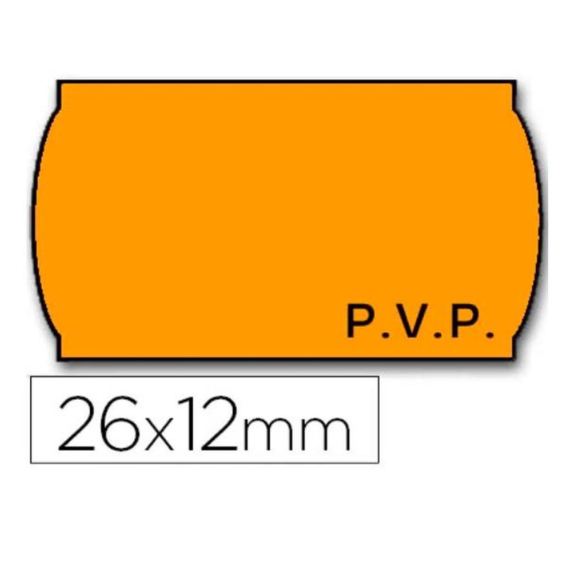 ETIQUETAS METO ONDULADAS 26 X 12