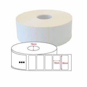 ETIQUETAS POLYESTER 38X19MM T CF.10