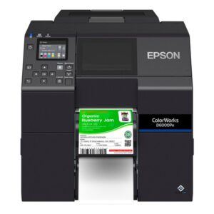 Epson ColorWorks D6000Pe impresora de etiquetas Transferencia térmica Color 1200 x 1200 DPI 119 mm/s Alámbrico Ethernet