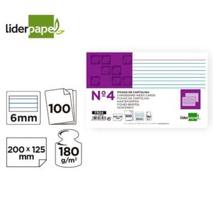 FICHA RAYA N.4 125X200 180G/M2 1