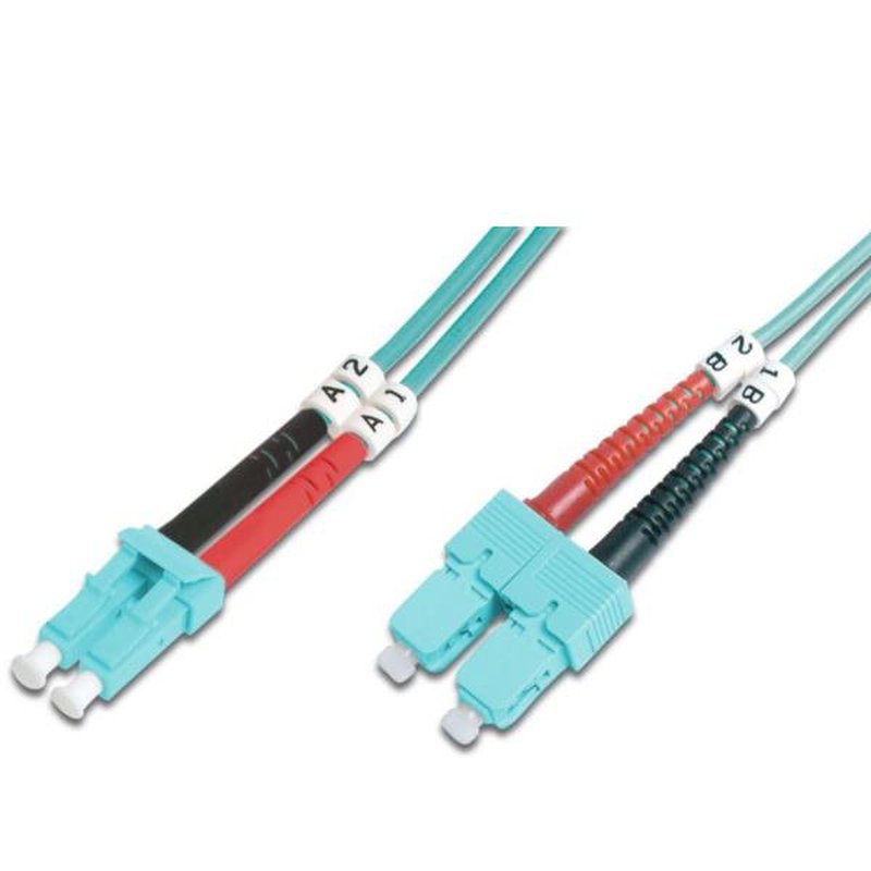 FO PCORD LC TO SC DUPLEX OM3 3M