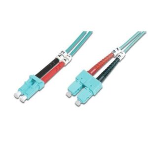 FO PCORD LC TO SC DUPLEX OM4 1M