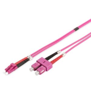 FO PCORD LC TO SC DUPL OM4 5M