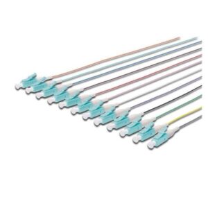 FO PIGTAIL SET 12 LC SIMPLEX OM3 2M