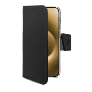 Celly WALLY1080 funda para teléfono móvil 17 cm (6.7") Funda cartera Negro