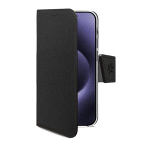 Celly WALLY1081 funda para teléfono móvil 17,5 cm (6.9") Funda cartera Negro