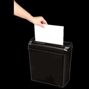 Fellowes P-25S triturador de papel Corte en tiras 22 cm Negro, Gris Fellowes P-25S triturador de papel Corte en tiras 22 cm Negro, Gris