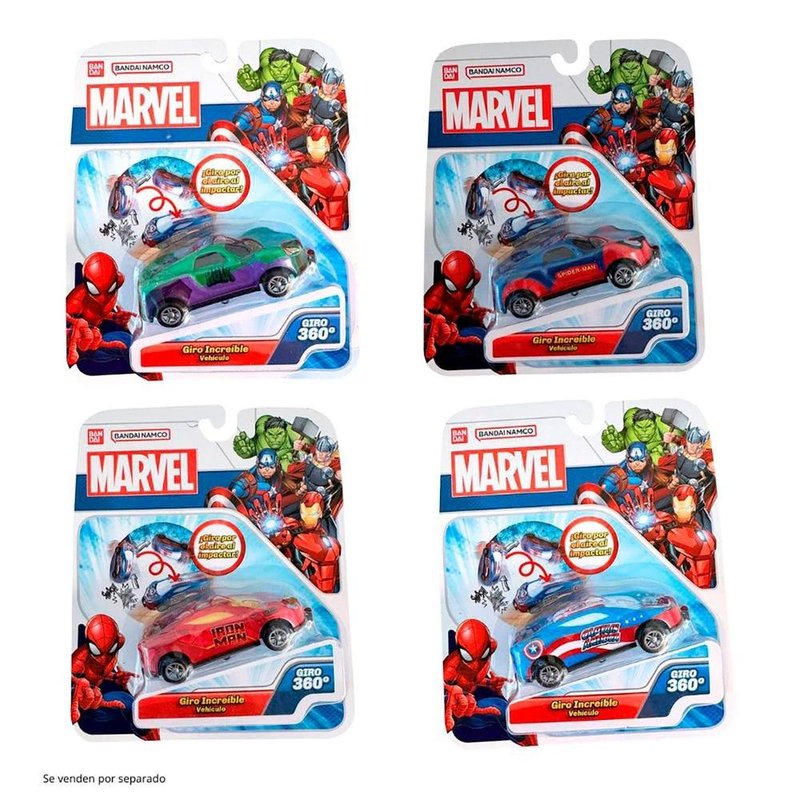 Flip Cars Marvel 1 Unidad Aleatoria Flip Cars Marvel 1 Unidad Aleatoria