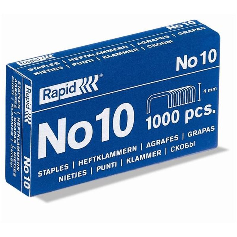 GRAPAS RAPID 10/4 MM GALVANIZADA GRAPAS RAPID 10/4 MM GALVANIZADA