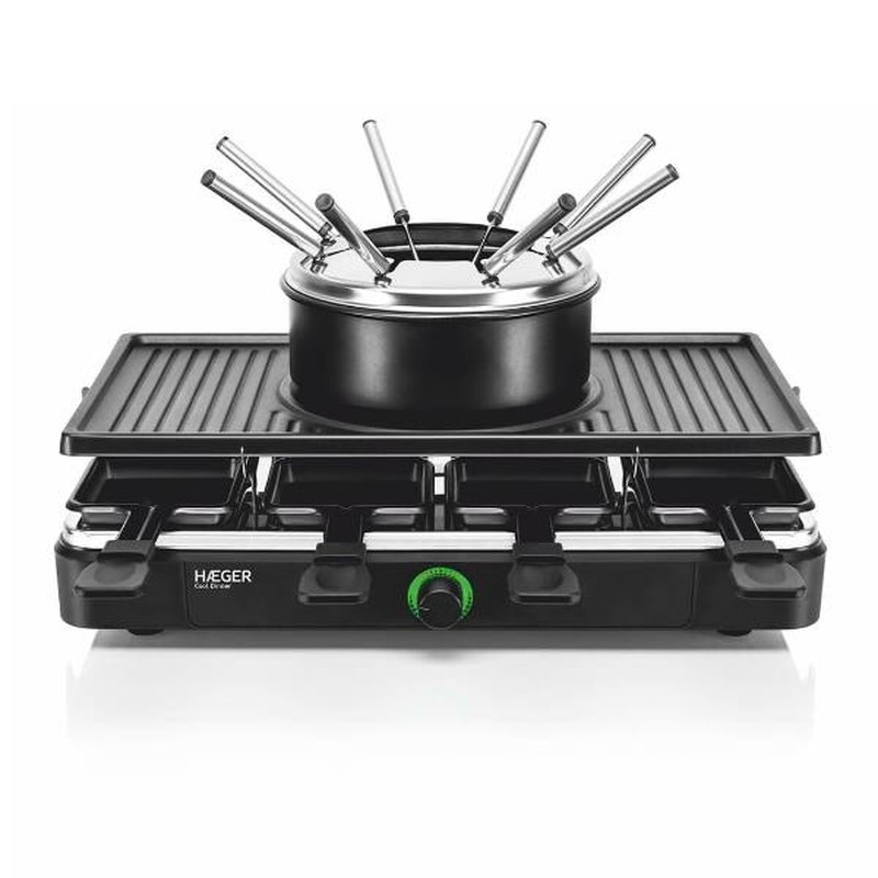 HAEGER 3IN1 FONDUE-GRILL-RACLETTEES HAEGER 3IN1 FONDUE-GRILL-RACLETTEES