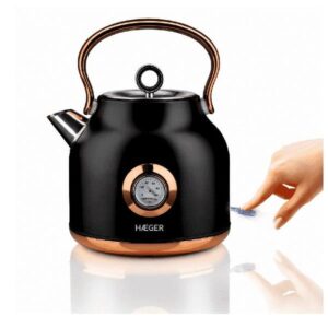 HAEGER ART DECO BLACK HERVIDORA