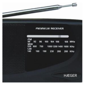 HAEGER HANDY RÁDIO AM/FM/LW MULTI