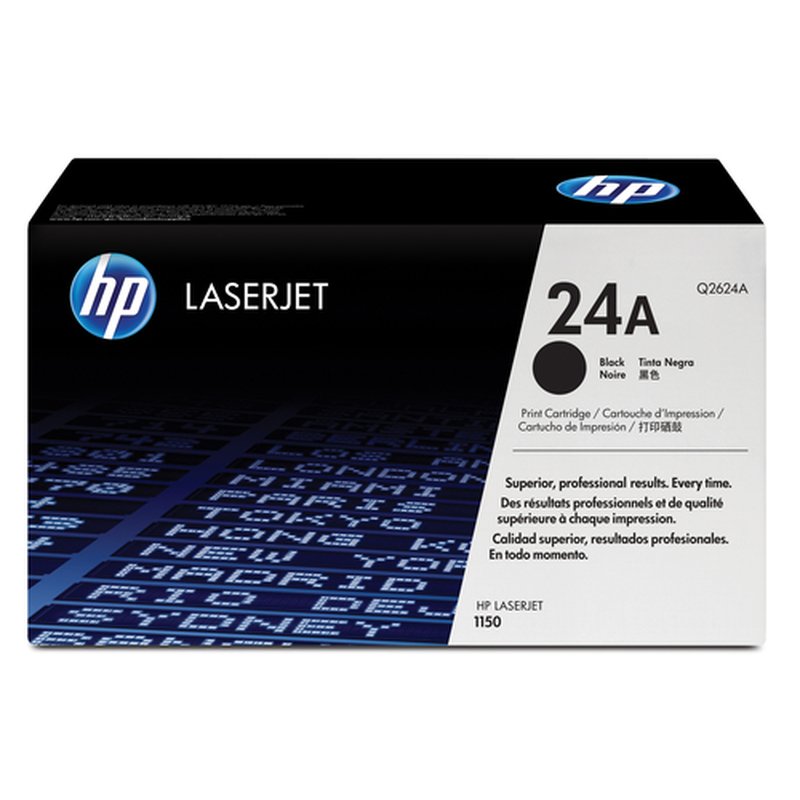 HP 24A Black Original LaserJet Toner Cartridge cartucho de tóner 1 pieza(s) Negro