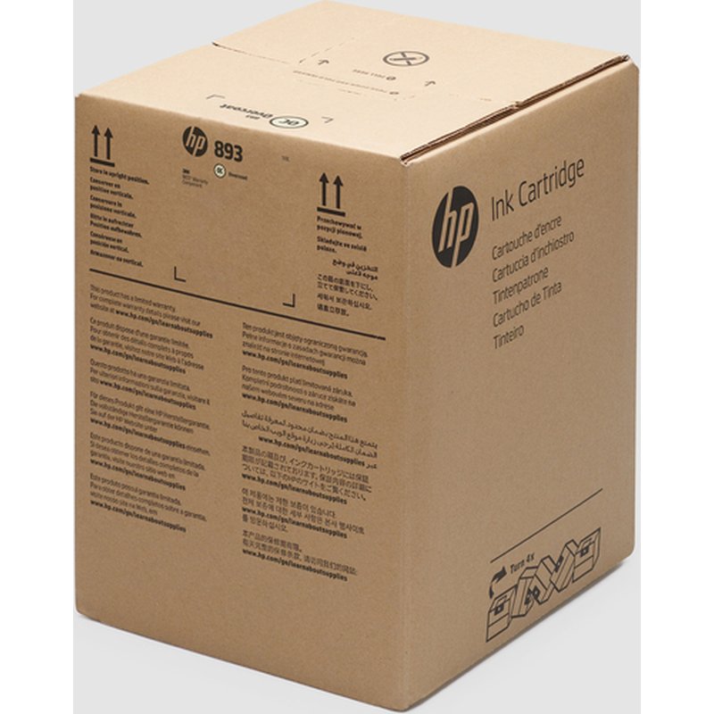 HP Cartucho de tinta 893 Latex con recubrimiento de 10 litros - Imagen 3