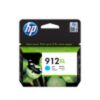 HP Cartucho de tinta Original 912XL cian de alta capacidad